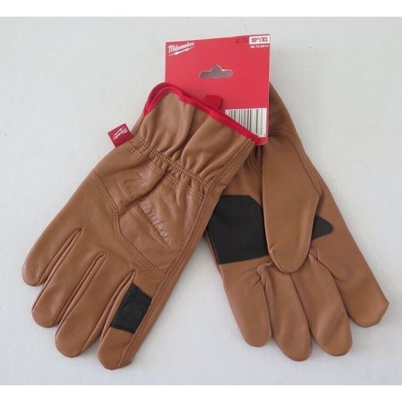 Milwaukee 48-73-0013, 10"/XL Soft Top Grain Goatskin Leather Palm Gloves - Picture 3 of 6